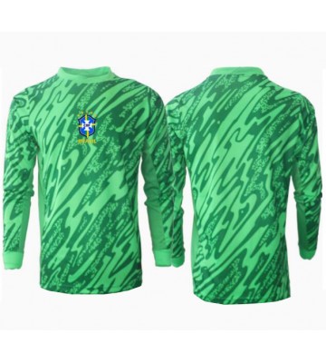Brazílie Brankář Domácí Dres Copa America 2024 Dlouhým Rukávem